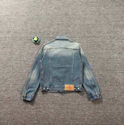 Prada Blue Cotton Men's Denim Jacket
