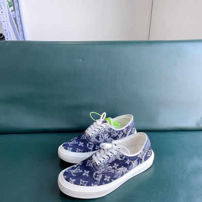 Louis Vuitton Colorful Logo Canvas Casual Sneakers 0079