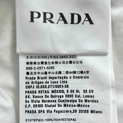 Prada Men's Sleeveless White Cotton Blend Jacket