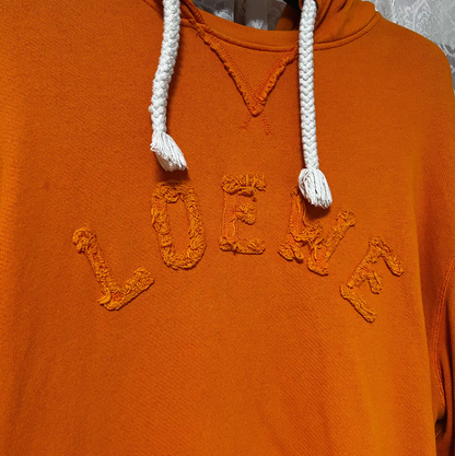 Loewe Orange Cotton Men's Hoodie 0089