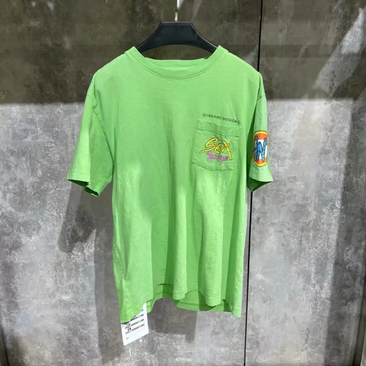 Chrome Hearts Men's Green Cotton T-Shirt 0089