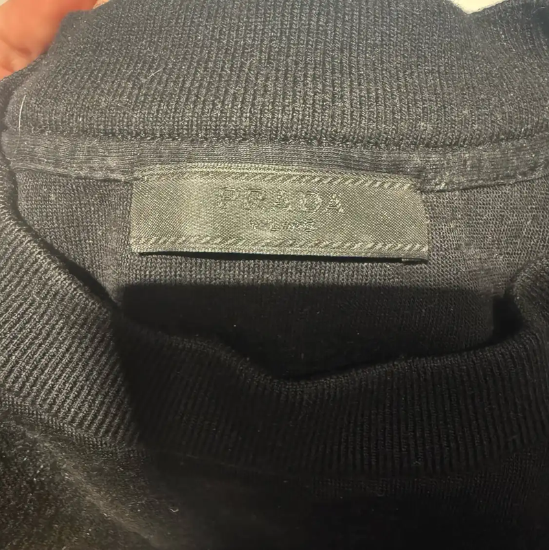 Prada Men's Black XL Sweater