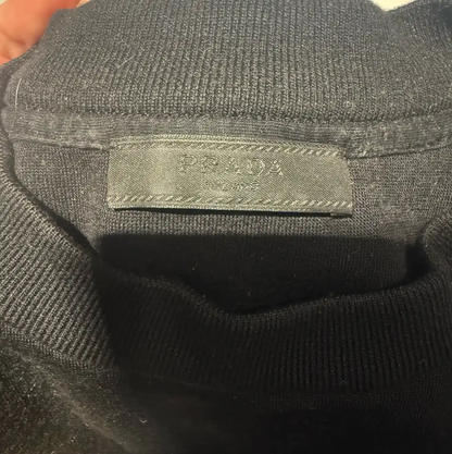 Prada Men's Black XL Sweater