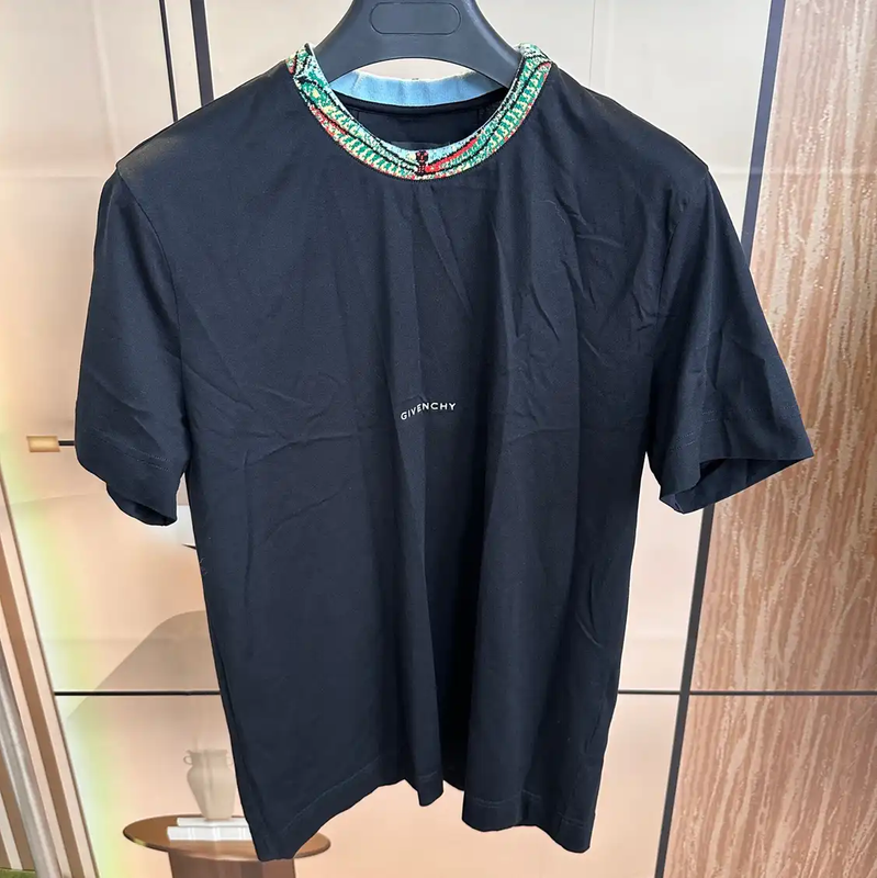Givenchy Black Cotton Men's T-Shirt 0089