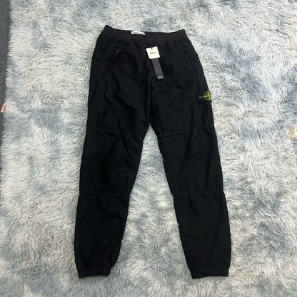 Stone Island Black Cotton Casual Pants S Size 0089