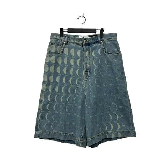 Loewe Blue Denim Men's Shorts 0089