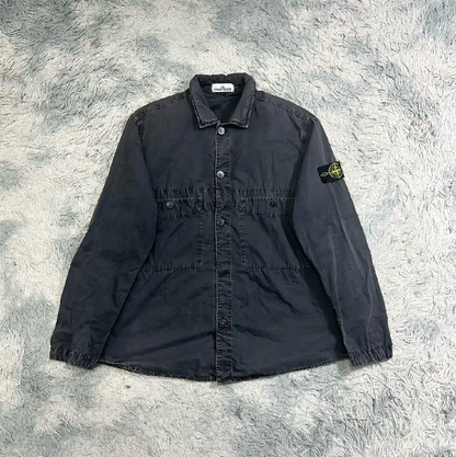 Stone Island Black Casual Jacket for Men 0089