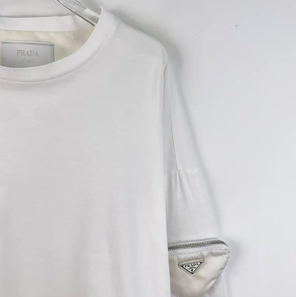 Prada White Men's T-Shirt Size L