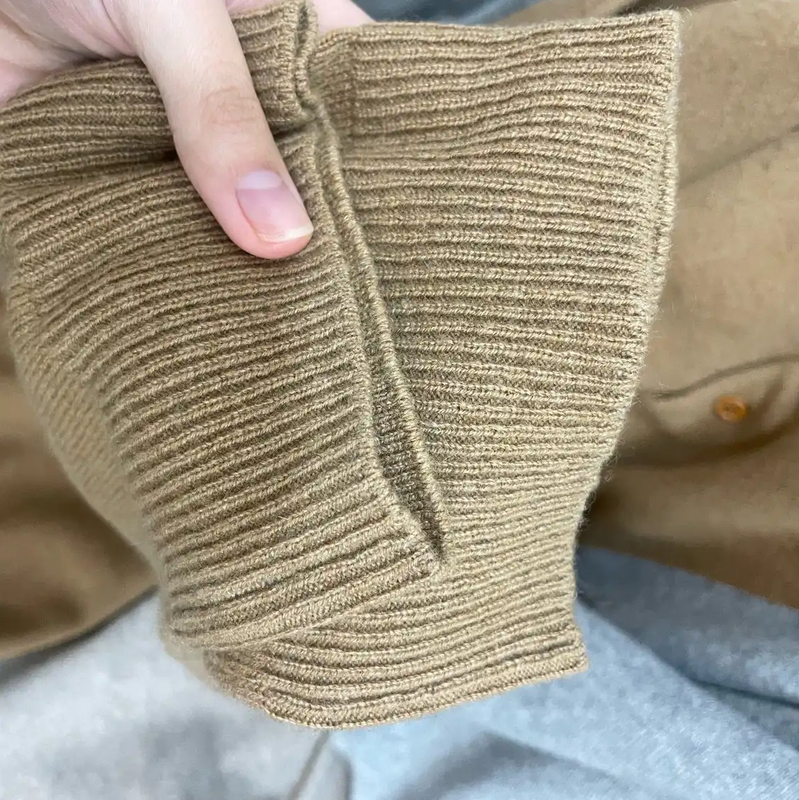 Loewe Brown Cashmere Knit Sweater for Men 0089