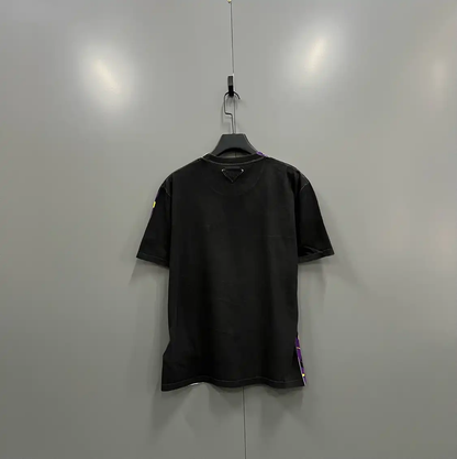 Prada Colorful Short Sleeve Cotton T-Shirt
