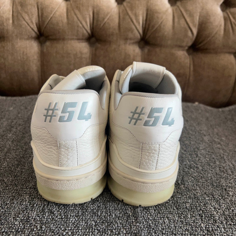 Louis Vuitton White Cement Low-Top Trainer Sneakers 0079