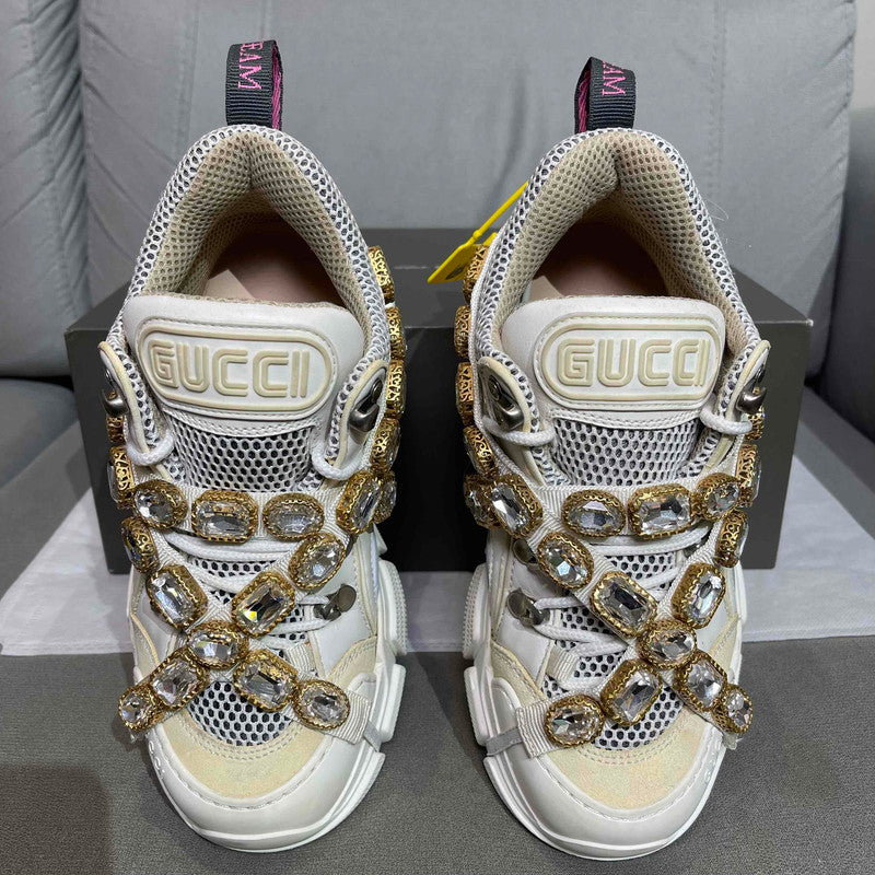 Gucci Flashtrek Strap Crystal Dad Shoes 0079