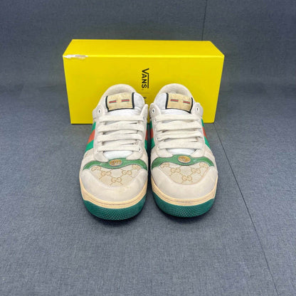 Gucci Screener Low-Top Leather Sneakers for Men 0079