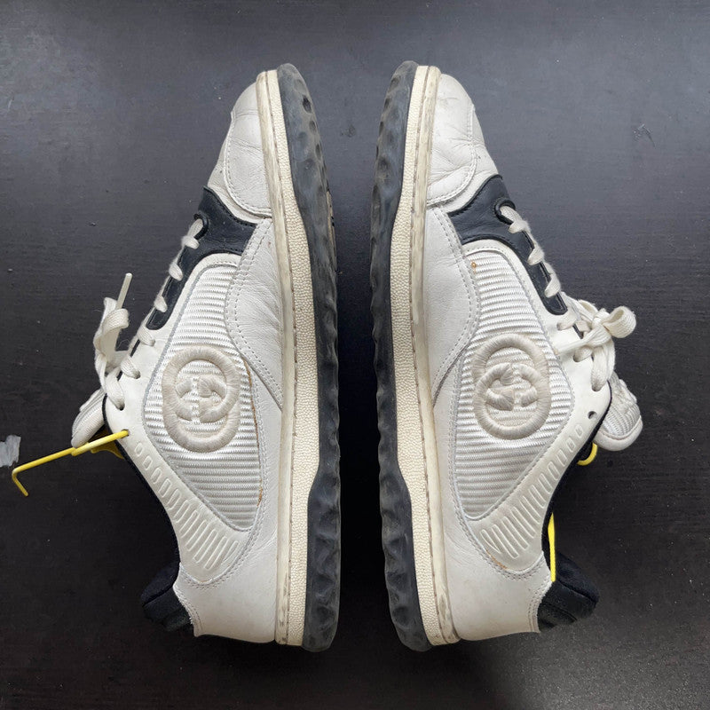 Gucci MAC80 Leather Low-Top Fashion Sneakers 0079