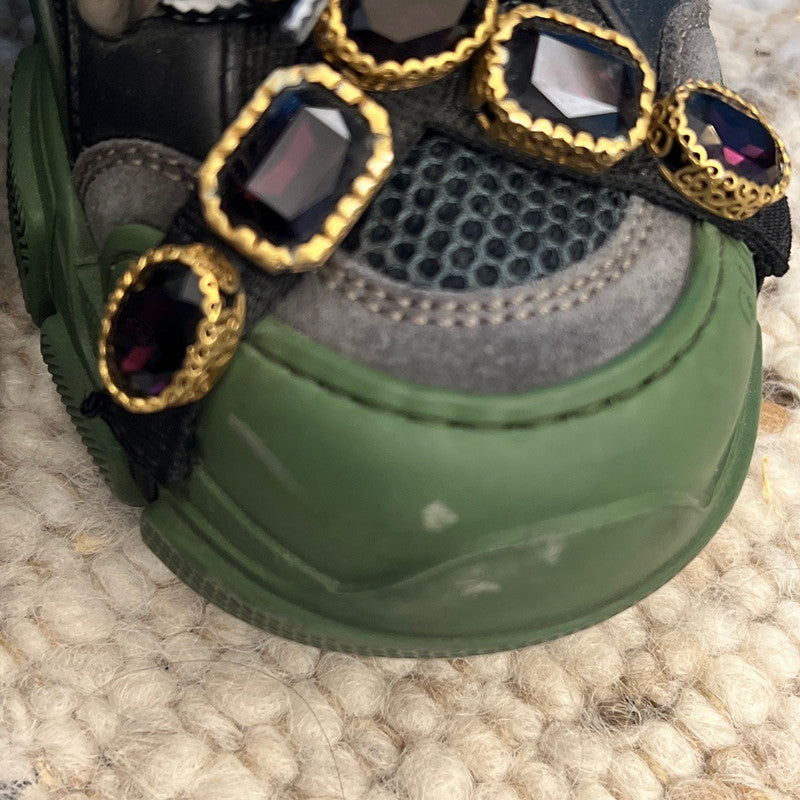 Gucci Flashtrek Crystal-Embellished Sneakers 0079