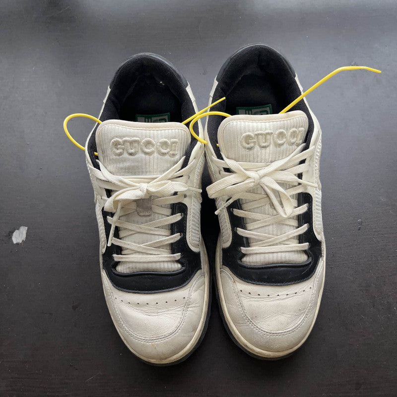 Gucci MAC80 Leather Low-Top Fashion Sneakers 0079