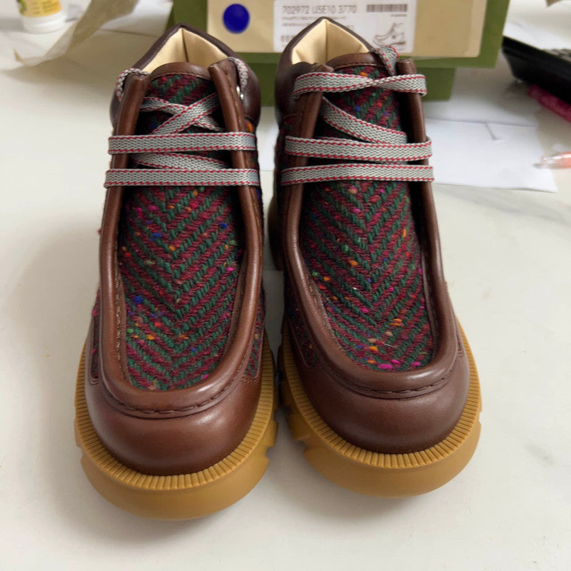 Gucci Kids Stylish Brown Ankle Boots 0079