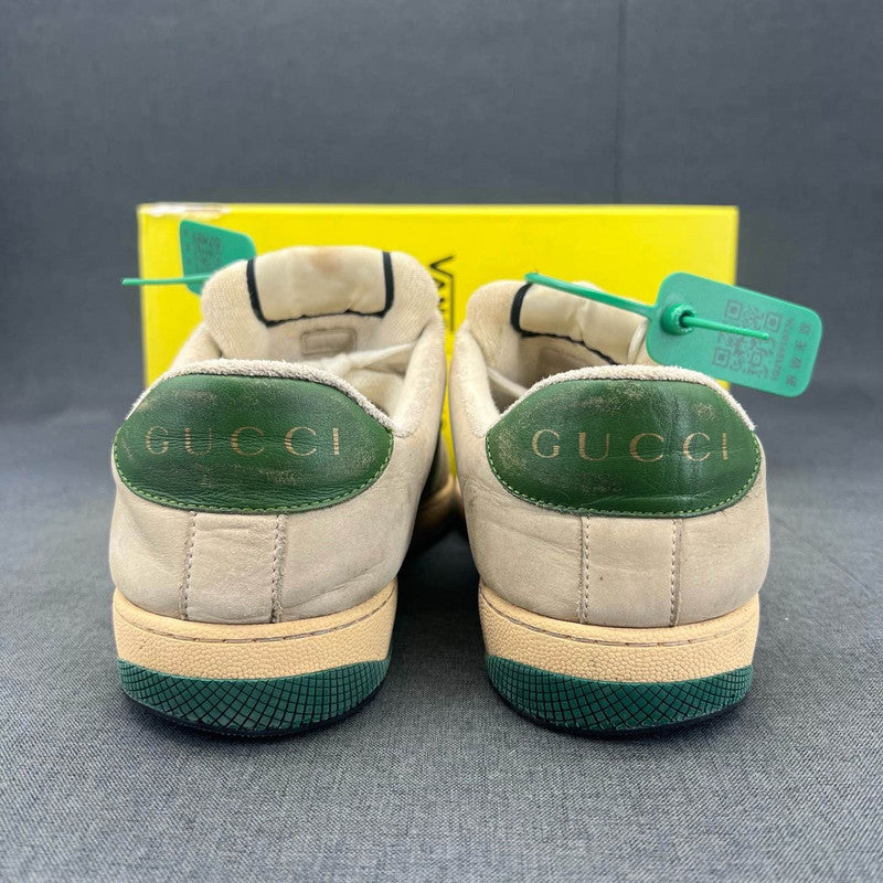 Gucci Screener Vintage Leather Low-Top Sneakers 0079