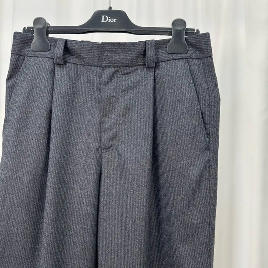 Acne Studios Gray Wool Blend Casual Pants