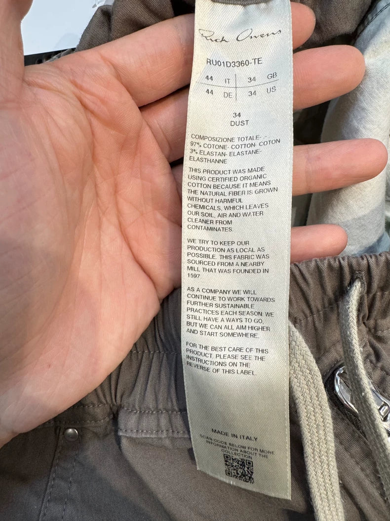 Rick Owens 24SS Bela Cargo Shorts