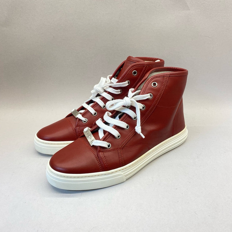 Gucci High-Top Sneakers in Red 0079