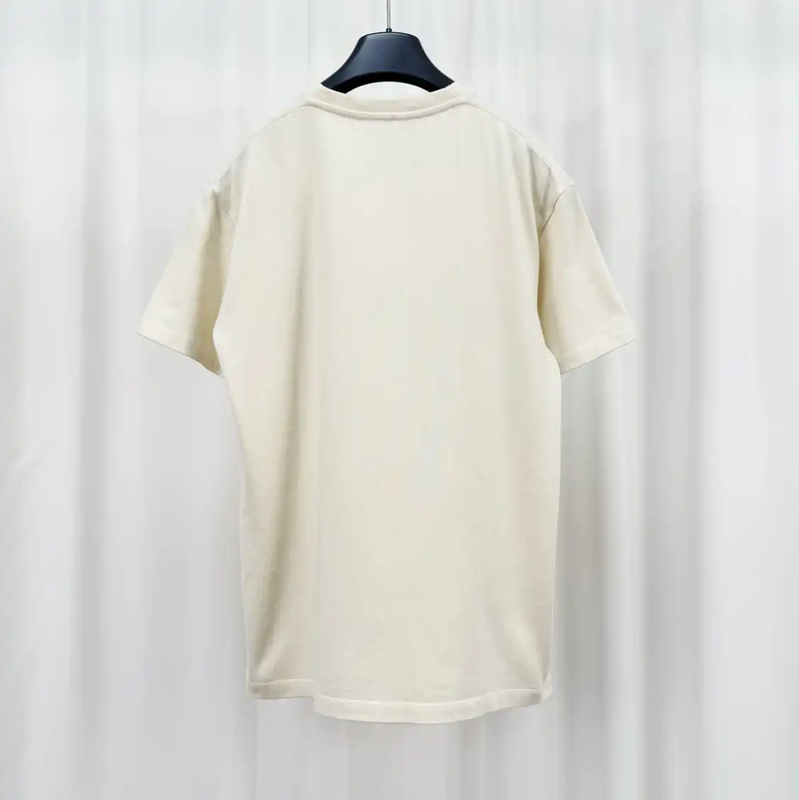 Loewe Men's Short Sleeve T-Shirt with Logo 0089