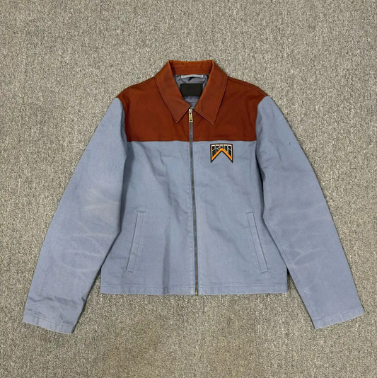 Prada Color Block Denim Jacket for Men