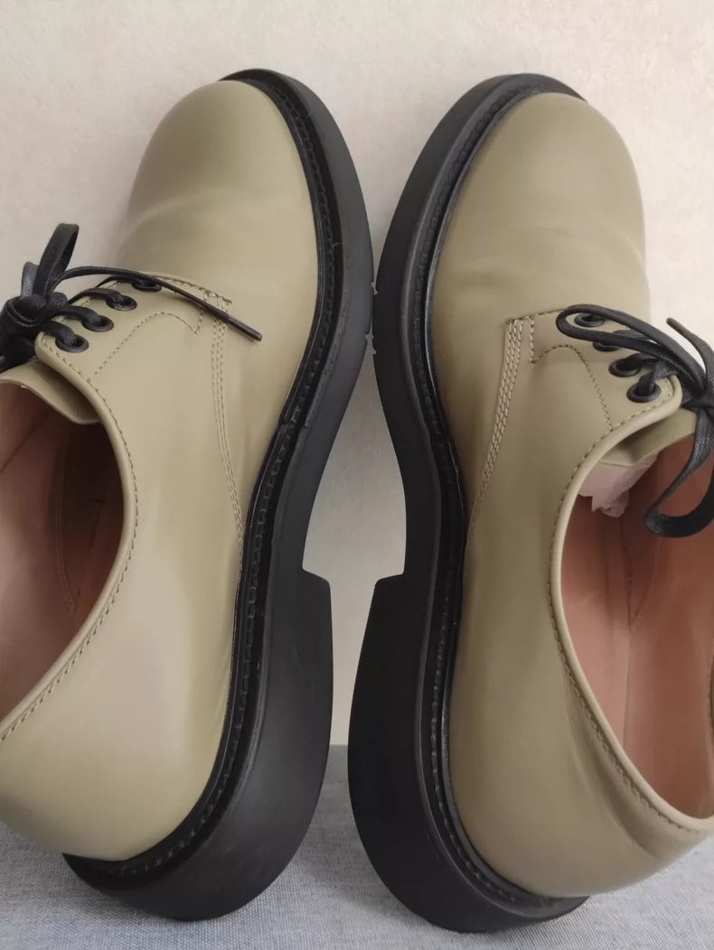 Bottega Veneta Derby Leather Shoes