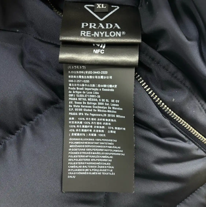 Prada Men's Navy Puffer Vest