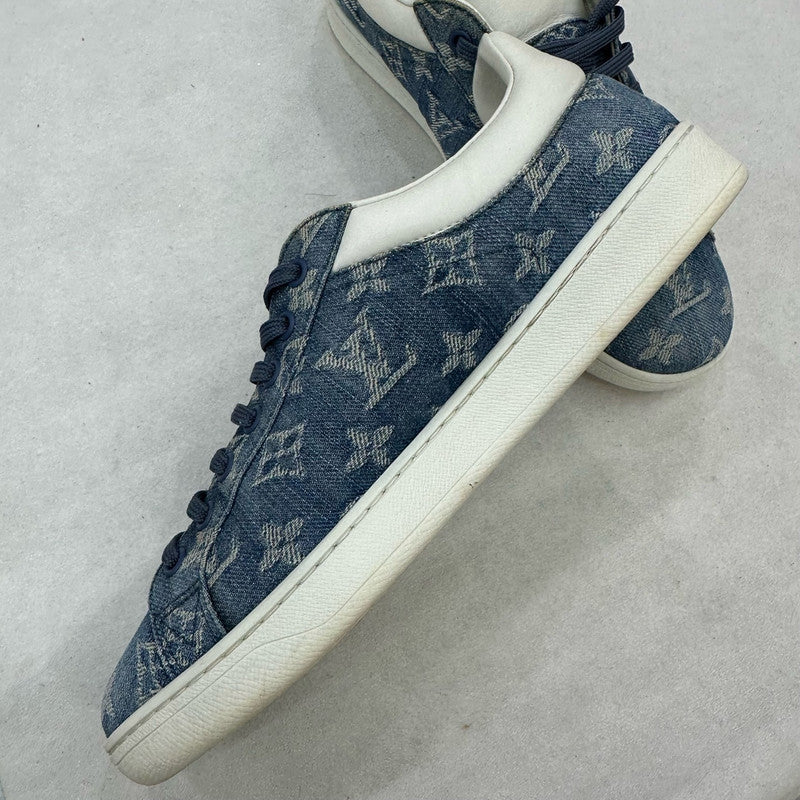 Louis Vuitton Luxembourg Denim Sneakers for Men 0079