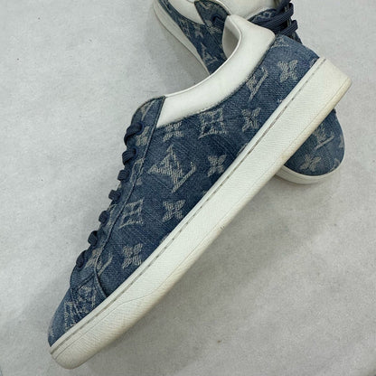 Louis Vuitton Luxembourg Denim Sneakers for Men 0079