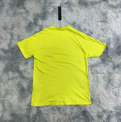 Stone Island Fluorescent Yellow Cotton T-Shirt 0089