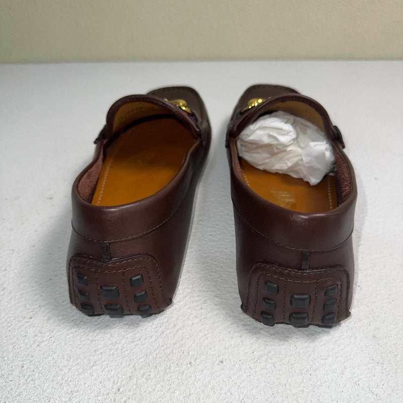 Gucci Brown Leather Horsebit Casual Shoes for Men 0079