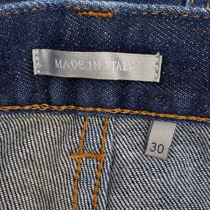 Dior Dark Blue Denim Trousers with Logo