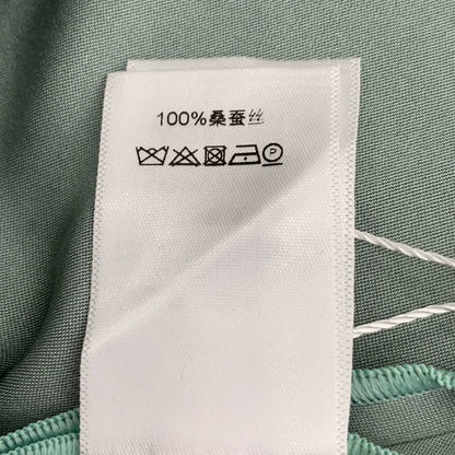 Celine Green V-Neck Sleeveless Dress