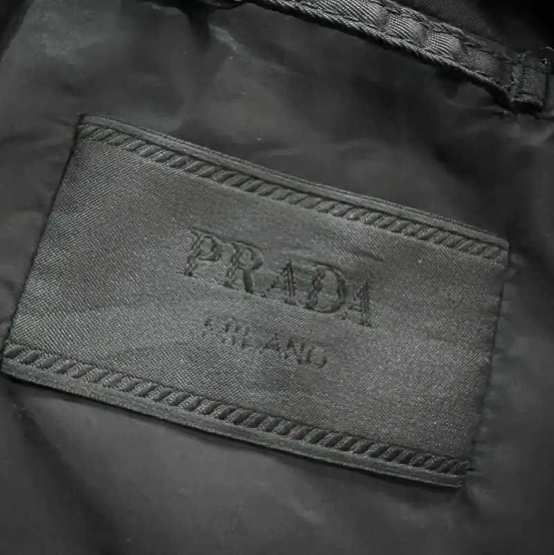 Prada Black Long Trench Coat for Men