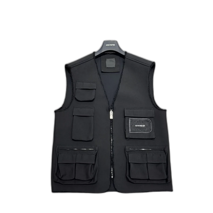 Givenchy Black Wool Gilet Vest-zp