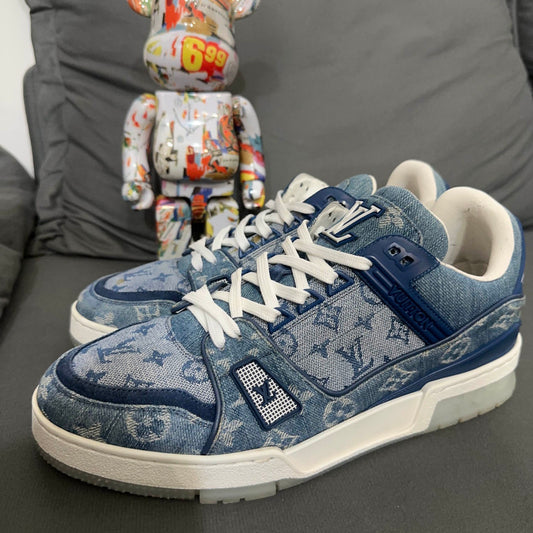 Louis Vuitton Denim Low Top Sneakers for Men 0079