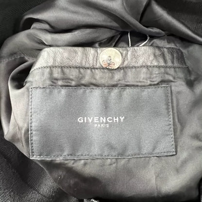 Givenchy Star Embroidered Leather Jacket