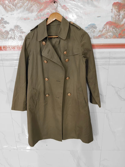 Vintage Dior Long Double-Breasted Trench Coat