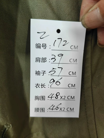 Vintage Dior Long Double-Breasted Trench Coat