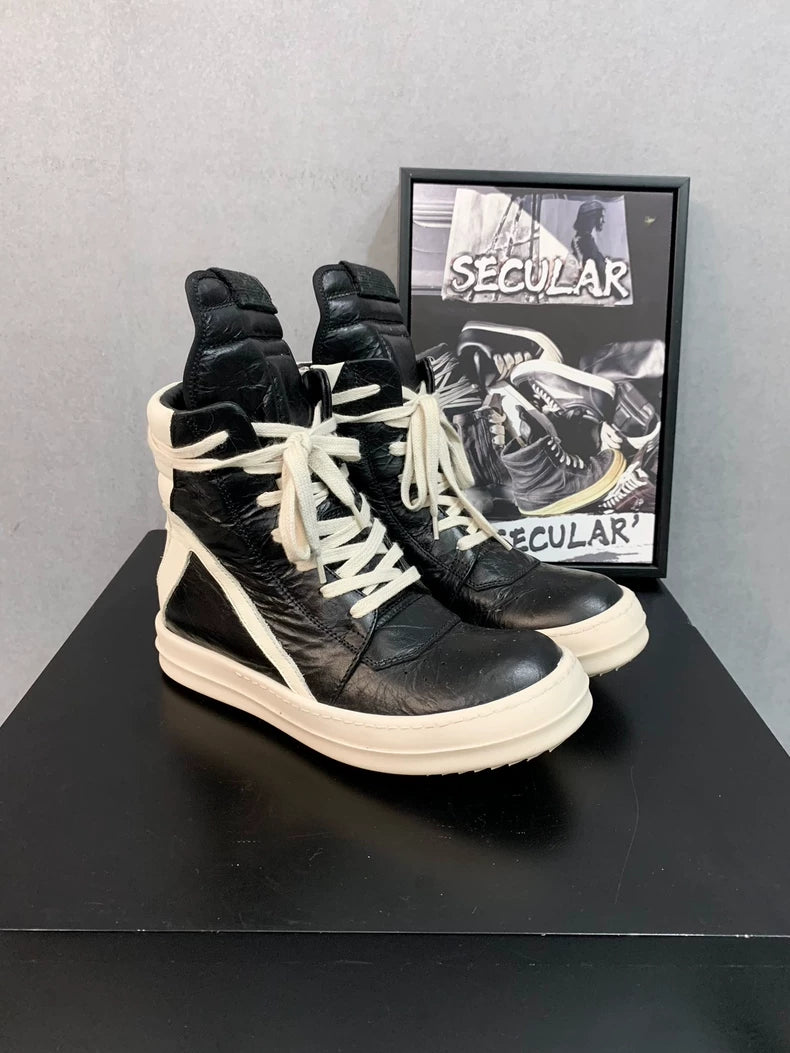Rick Owens Classic Geobasket High Top Sneakers-yf