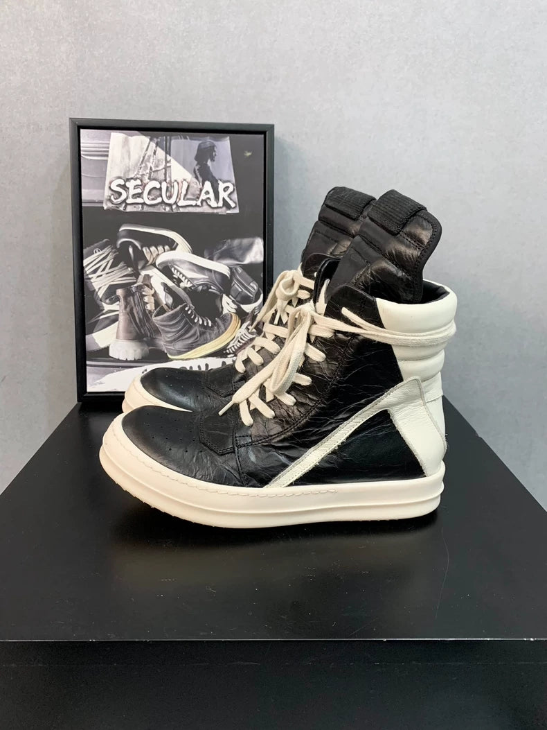 Rick Owens Classic Geobasket High Top Sneakers-yf