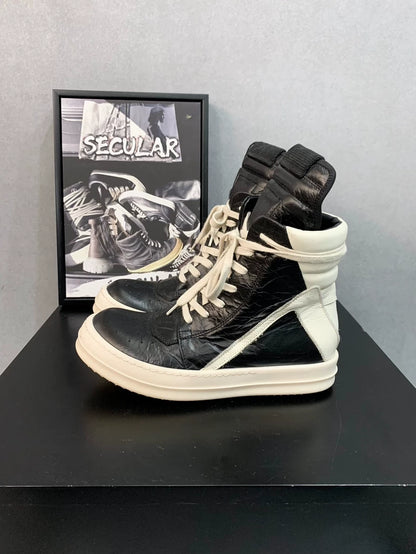 Rick Owens Classic Geobasket High Top Sneakers-yf