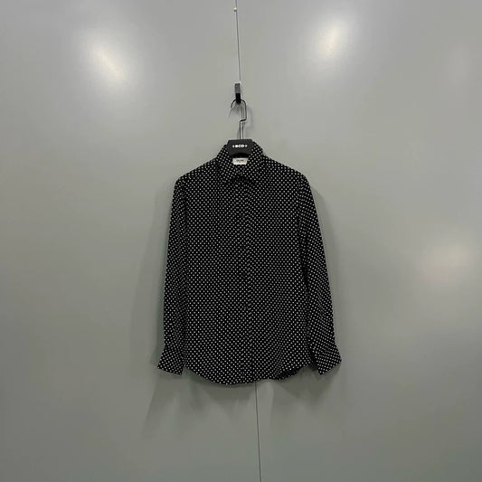 Celine Polka Dot Long Sleeve Shirt-yf