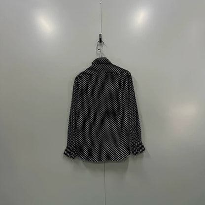 Celine Polka Dot Long Sleeve Shirt-yf