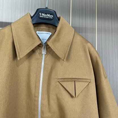 Bottega Veneta Triangle Pocket Zip Jacket