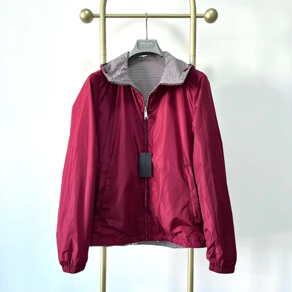 Prada Lightweight Red Polyester Men's Jacket