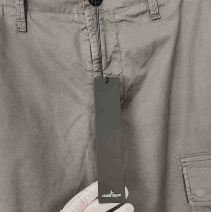Stone Island Gray Cotton Casual Pants 0089