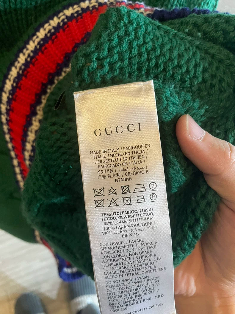 Gucci Green Knit Sweater for Men